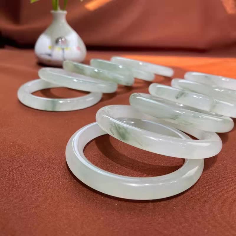 Buddha Stones Jade Abundance Luck Blessing Bracelet Bangle