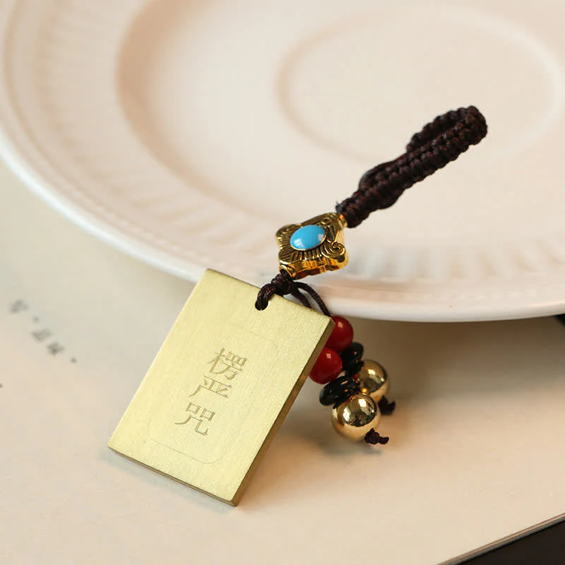 Buddha Stones Feng Shui Yin Yang Bagua Wenchang Pen Pagoda Prayer Wheel Keychain