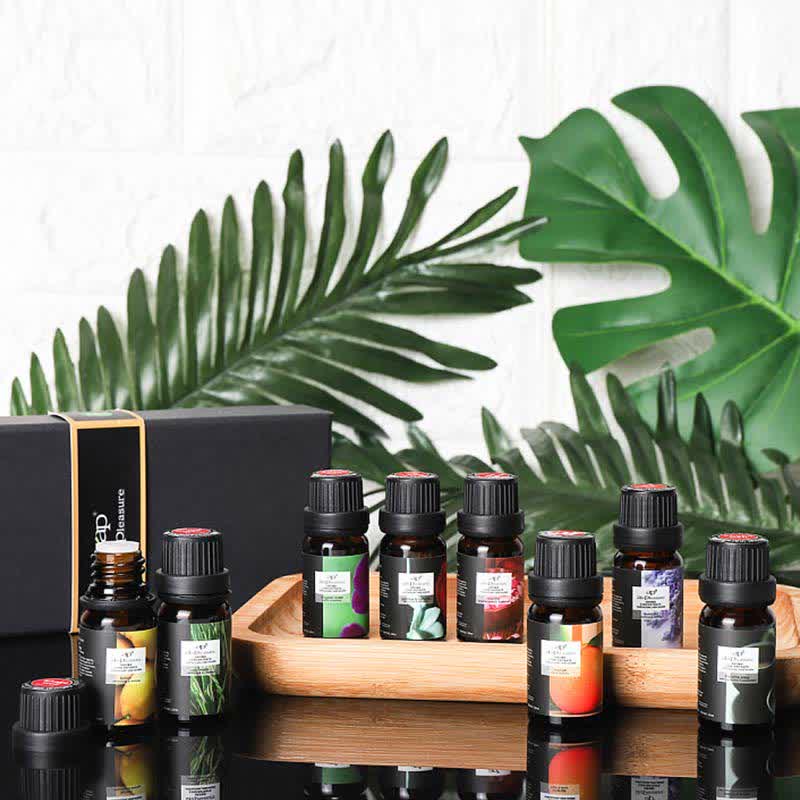 Buddha Stones 6Pcs Lavender Orange Jasmine Lemongrass Soothing Aromatherapy Healing Essential Oils Set