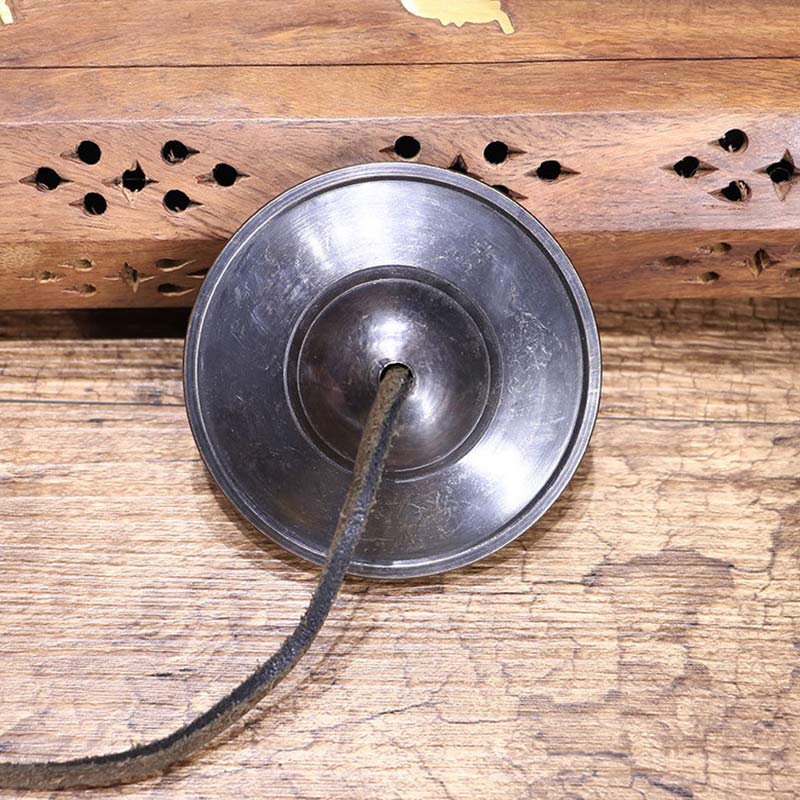 Buddha Stones Tibetan Tingsha Bell Copper Luck Decoration With Bag