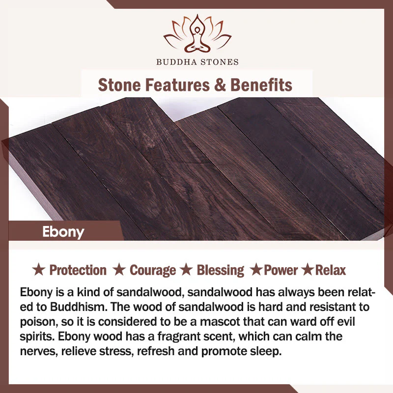 Buddha Stones Ebony Jade Shell Magnolia Tassel Blessing Hairpin