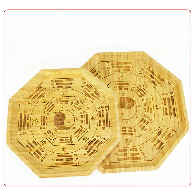 Buddha Stones Feng Shui Bamboo Bagua Map Harmony Energy Map