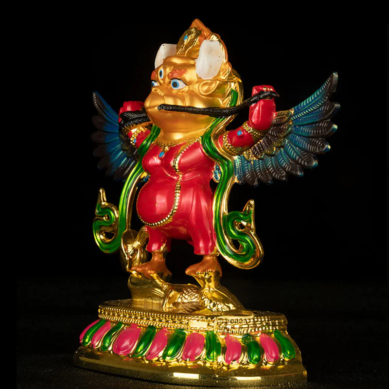 Buddha Stones Tibet Garuda Bird Alloy Keep Evil Spirits Away Home Decoration
