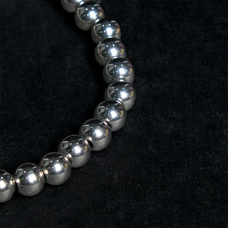 Buddha Stones Titanium Steel Good Luck Balance Bracelet