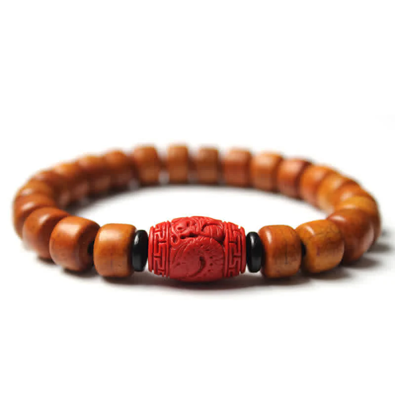 Buddha Stones Tibetan Bone Beads Om Mani Padme Hum Strength Bracelet