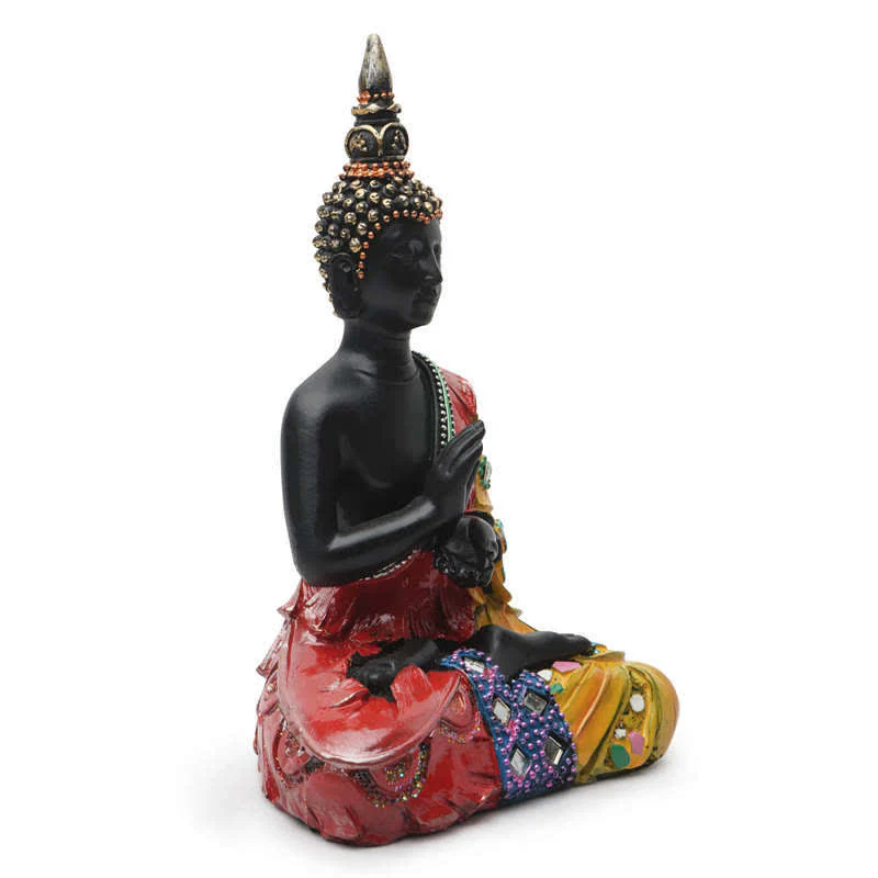Buddha Stones Thai Buddha Serenity Resin Statue Decoration