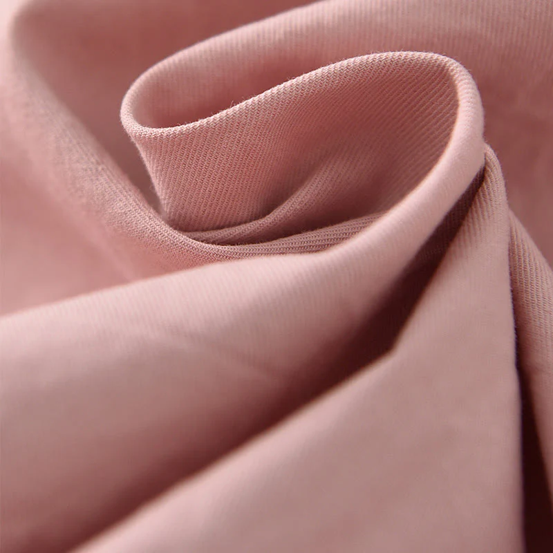 Buddha Stones Casual Plain Cotton High Waist Women's Wide Leg Capri Cropped Pants With Pockets