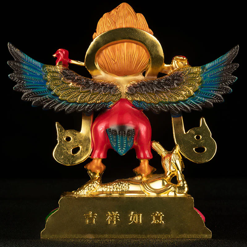 Buddha Stones Tibet Garuda Bird Alloy Keep Evil Spirits Away Home Decoration