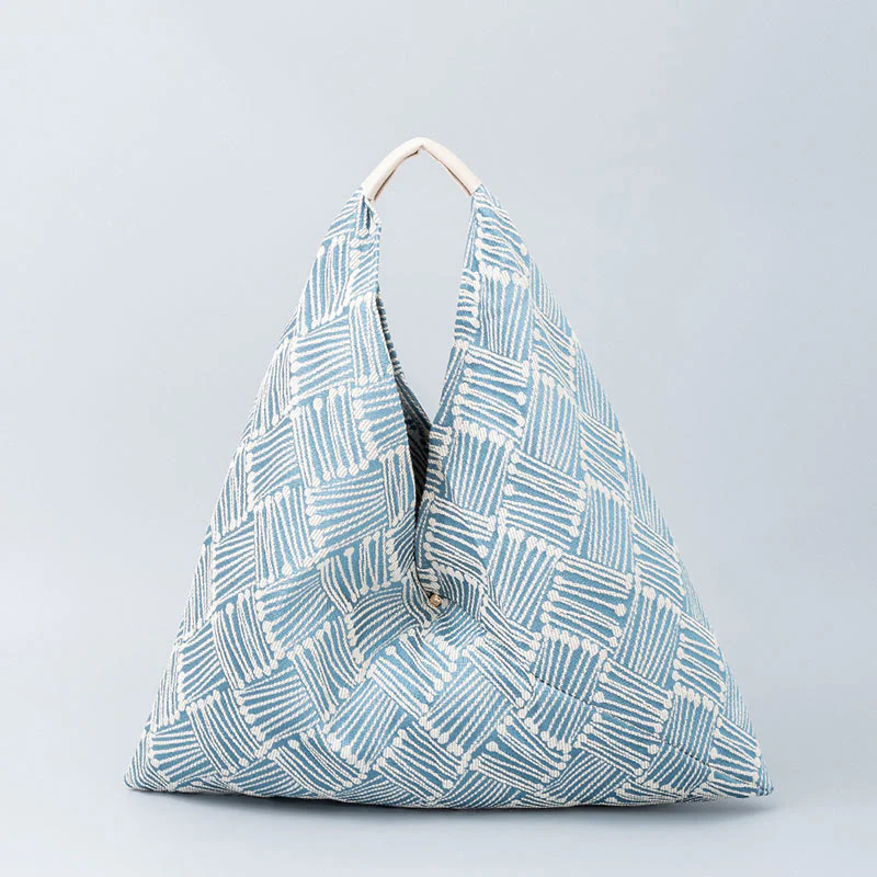 Buddha Stones Geometry Tiger Flowers Leopard Stripes Print Underarm Triangle Shoulder Bag