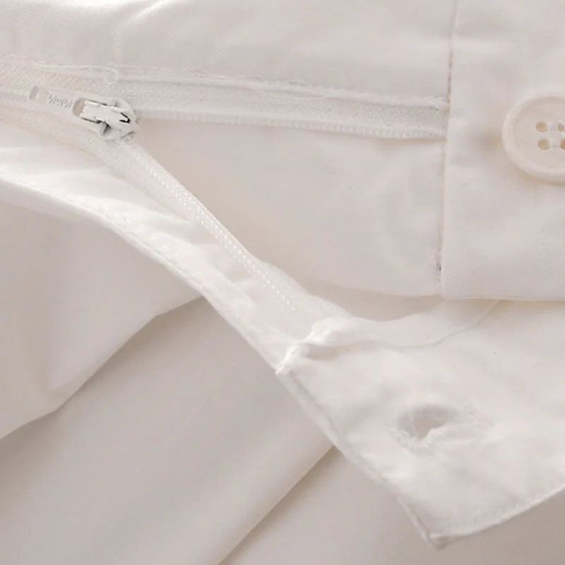 Buddha Stones Casual Plain High Waist Women's Polyester 7-8 Length Wide Leg Pants With Pockets