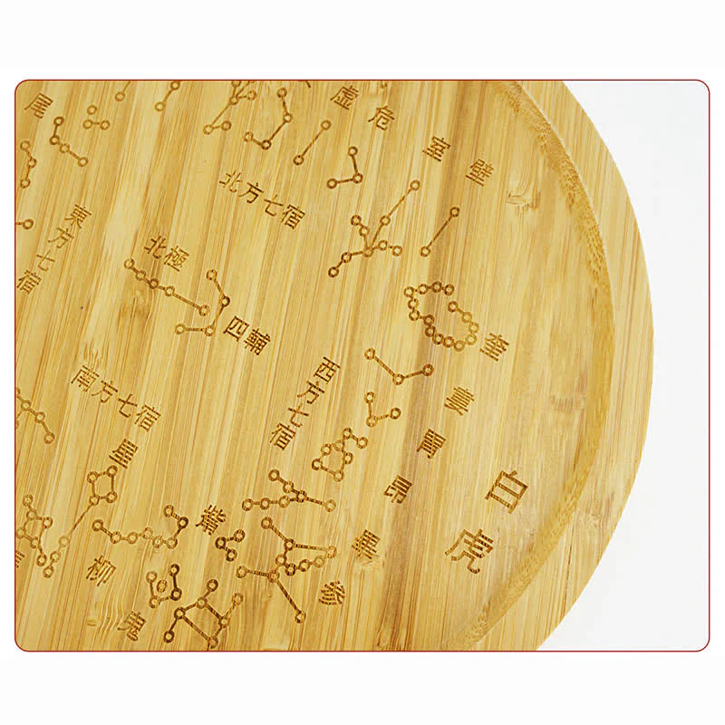 Buddha Stones Feng Shui Bamboo Bagua Map Harmony Energy Map