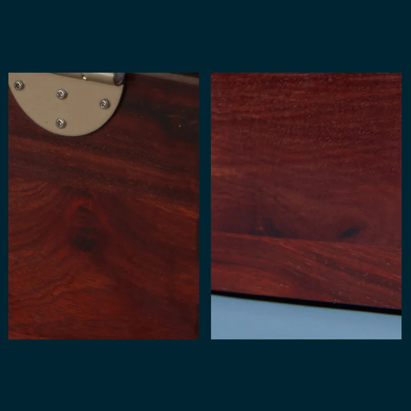 Buddha Stones Antique Handmade Rosewood Jewelry Storage Box Lockable Large Double Layer Flower Wooden Gift Organizer Box