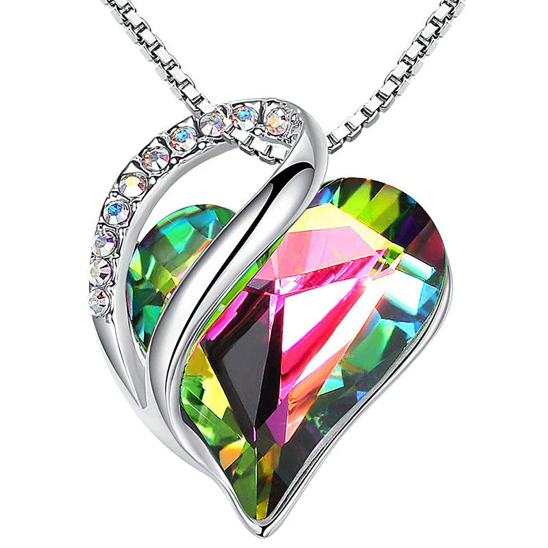 Buddhastoneshop Love Heart Birthstone Healing Energy Necklace Pendant (Extra 30% Off | USE CODE: FS30)