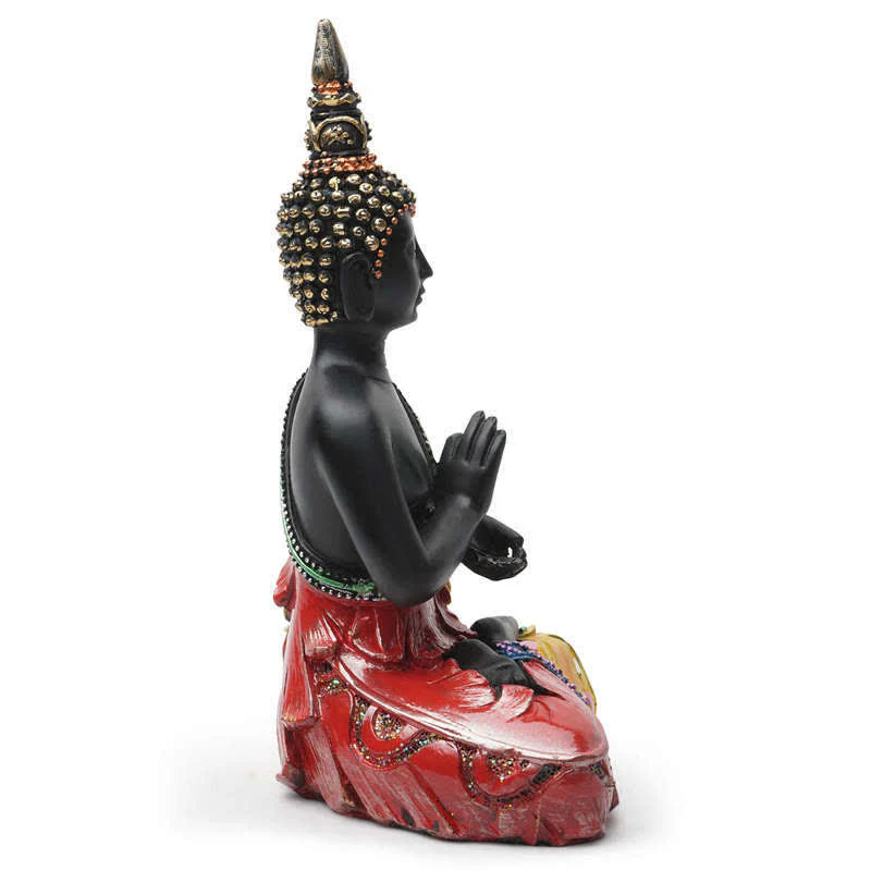 Buddha Stones Thai Buddha Serenity Resin Statue Decoration