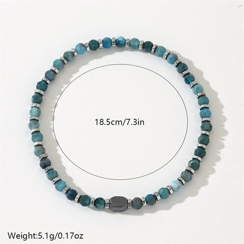 Buddha Stones Apatite Hematite Communication Bracelet
