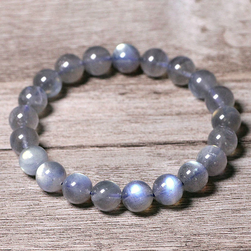 Buddha Stones Natural Moonstone Calm Positive Bracelet