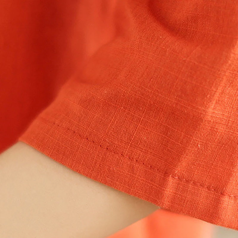 Buddha Stones 2pcs Casual Women's Stand Collar Shirt Loose Pants Meditation Clothing Set