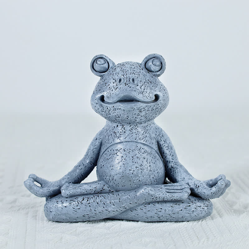 Buddha Stones Meditating Zen Dog Cat Frog Decoration