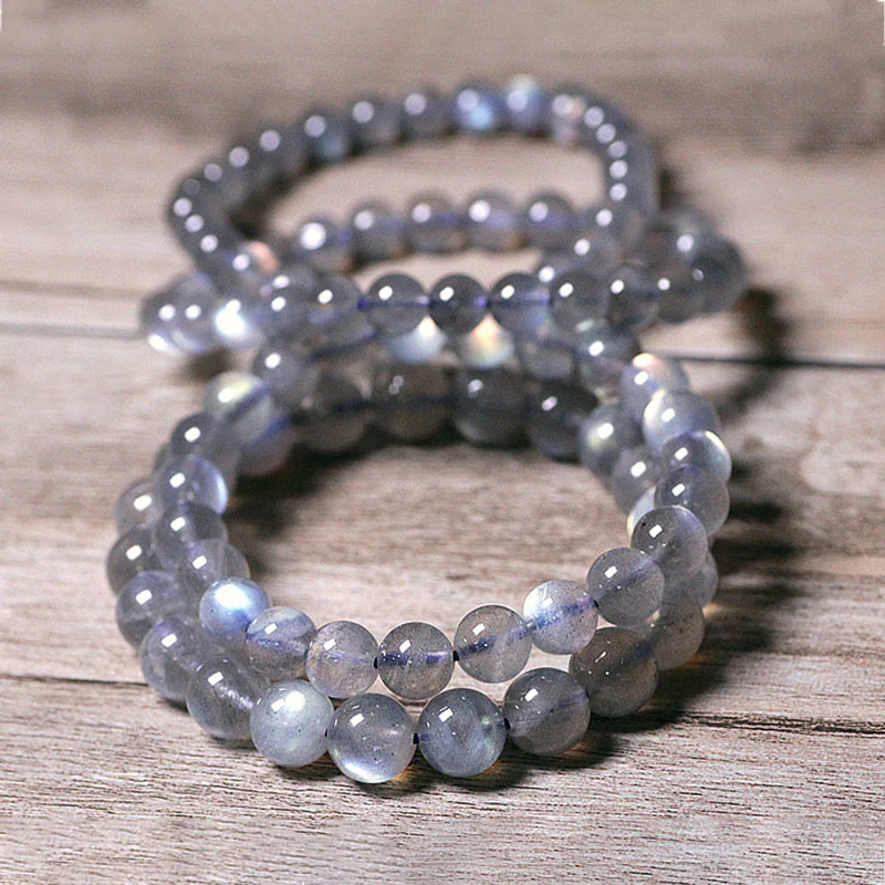 Buddha Stones Natural Moonstone Calm Positive Bracelet