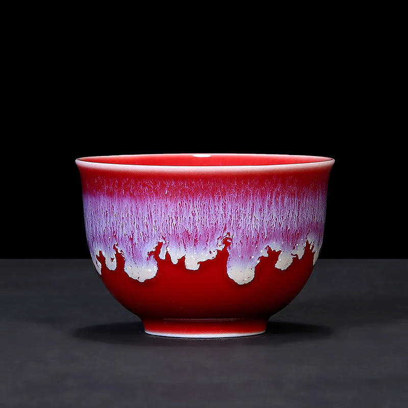 Buddha Stones Chinese Jianzhan Glaze Kiln Change Ceramic Teacup Tenmoku Kung Fu Tea Cup