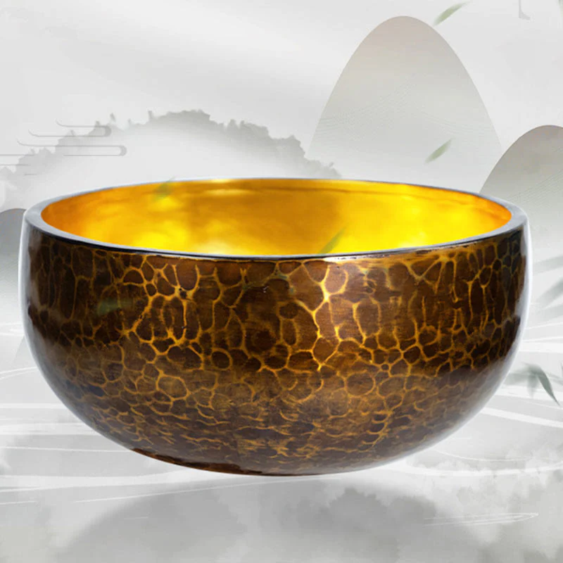 Buddha Stones Tibetan Meditation Sound Bowl Handcrafted Healing Yoga Mindfulness Singing Bowl Set