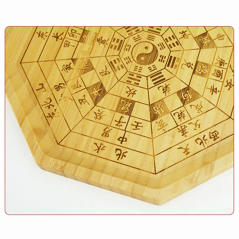 Buddha Stones Feng Shui Bamboo Bagua Map Harmony Energy Map