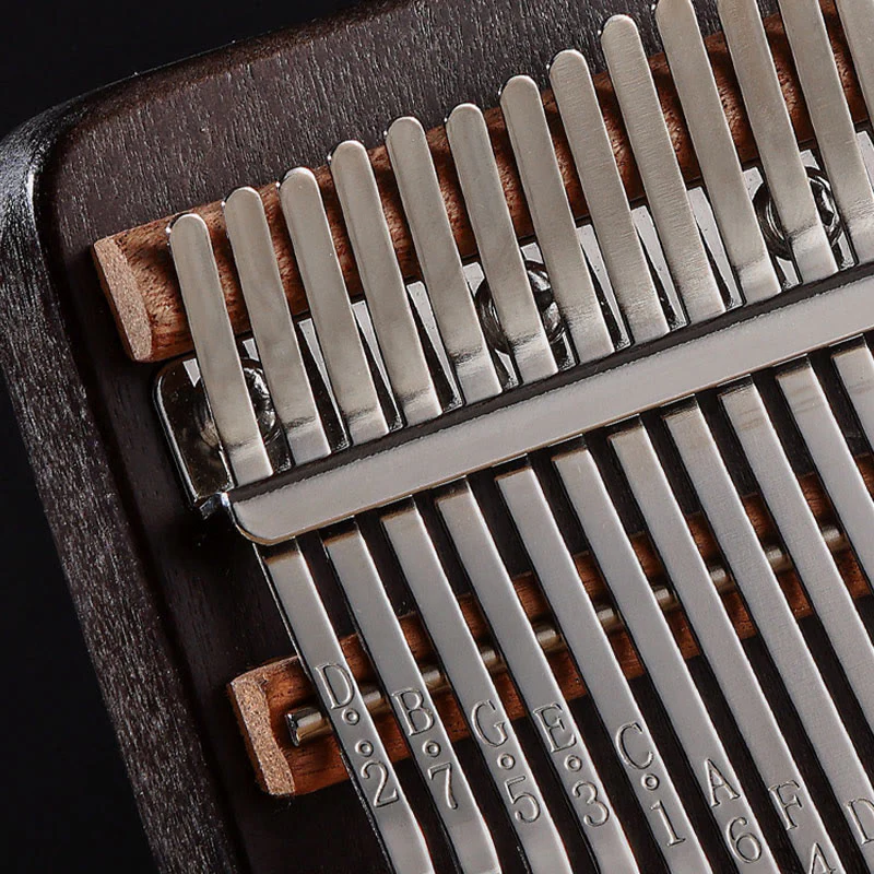 Buddha Stones Kalimba 17/21 Keys Thumb Piano Sun Pattern Maple Wood Beginners Portable Finger Piano