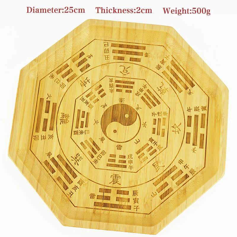 Buddha Stones Feng Shui Bamboo Bagua Map Harmony Energy Map