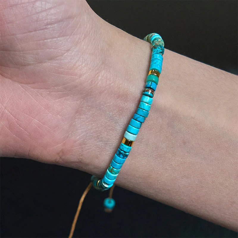 Buddha Stones Emperor Stone Happiness Spacer Bead Bracelet