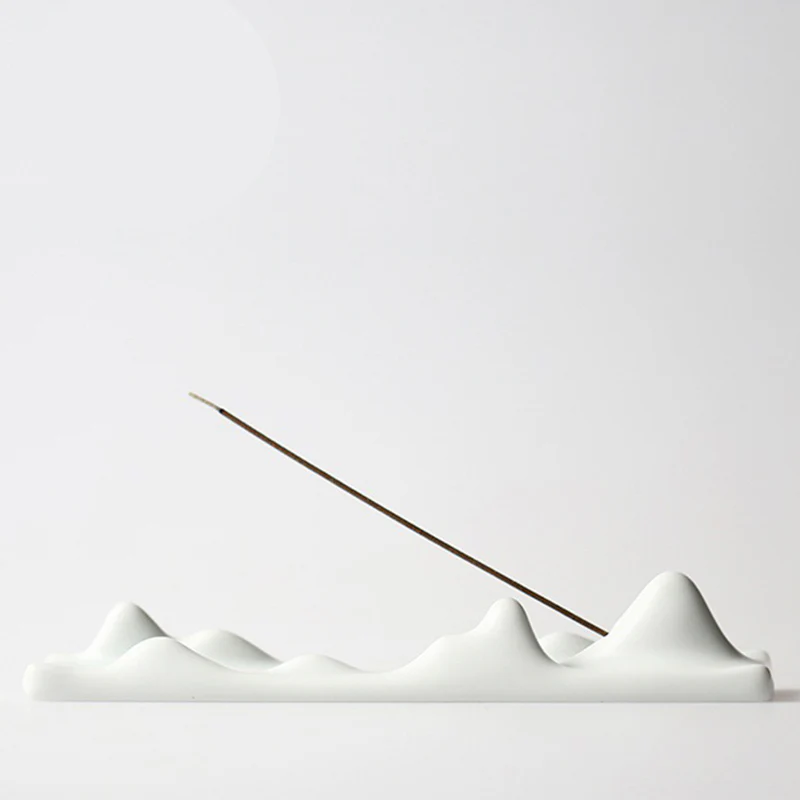 Buddha Stones Mountain Cloud Meditation Balance Incense Holder