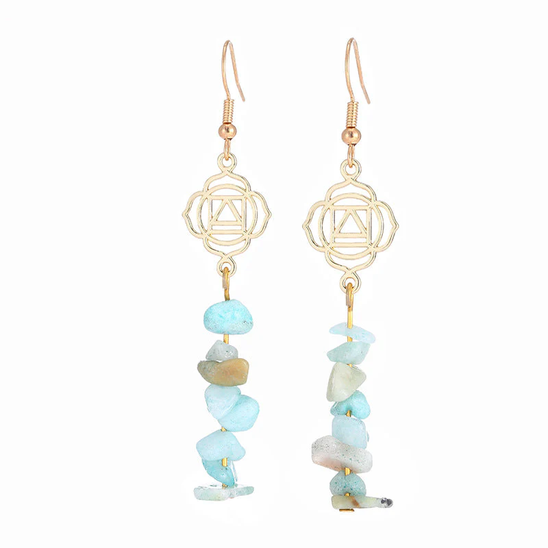 Healing Crystals Zen Cairn Confidence Earrings (Extra 30% Off | USE CODE: FS30)
