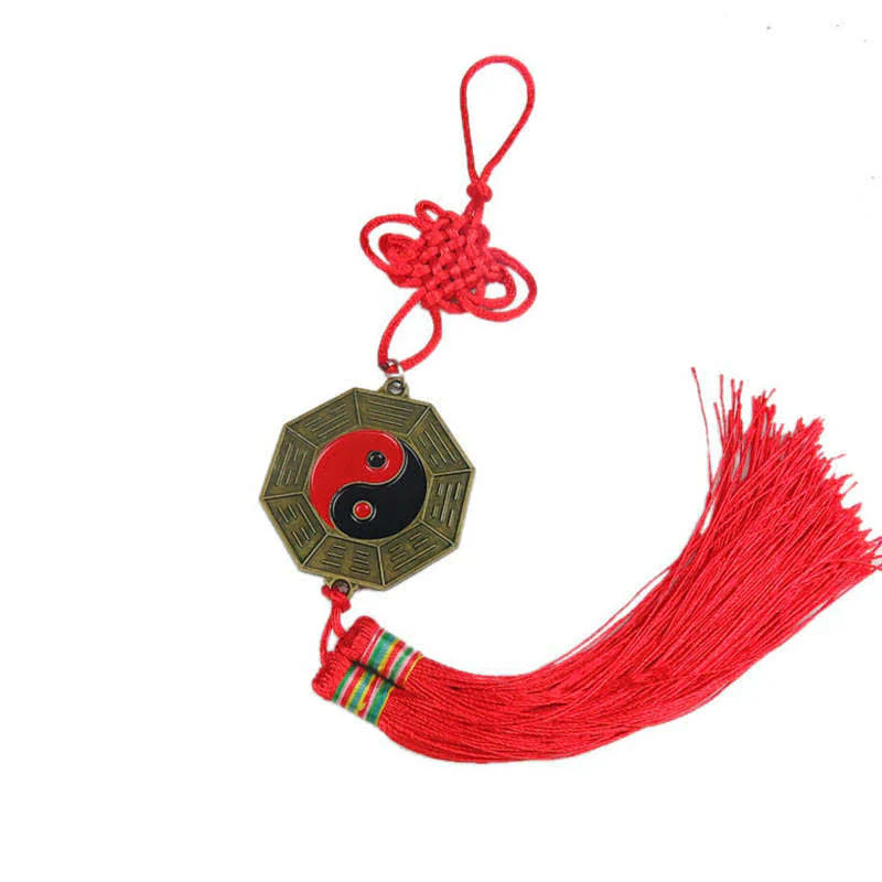 Buddha Stones Feng Shui Bagua Map Chinese Knotting Harmony Energy Map Mirror