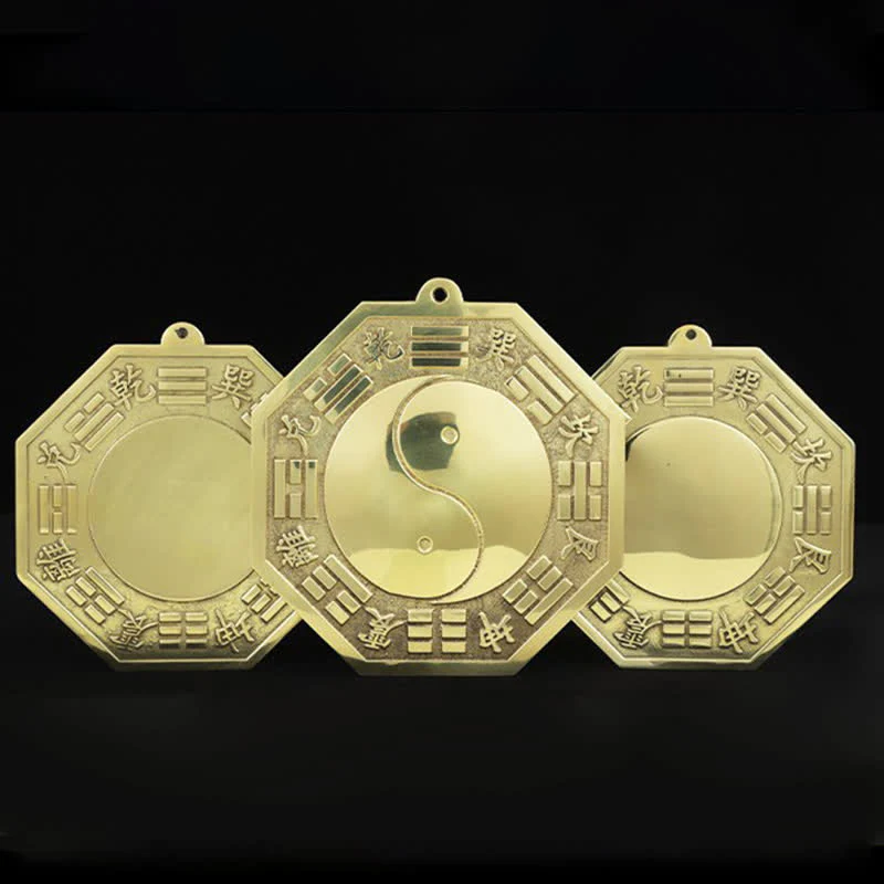 Buddha Stones Feng Shui Bagua Map Copper Balance Energy Map