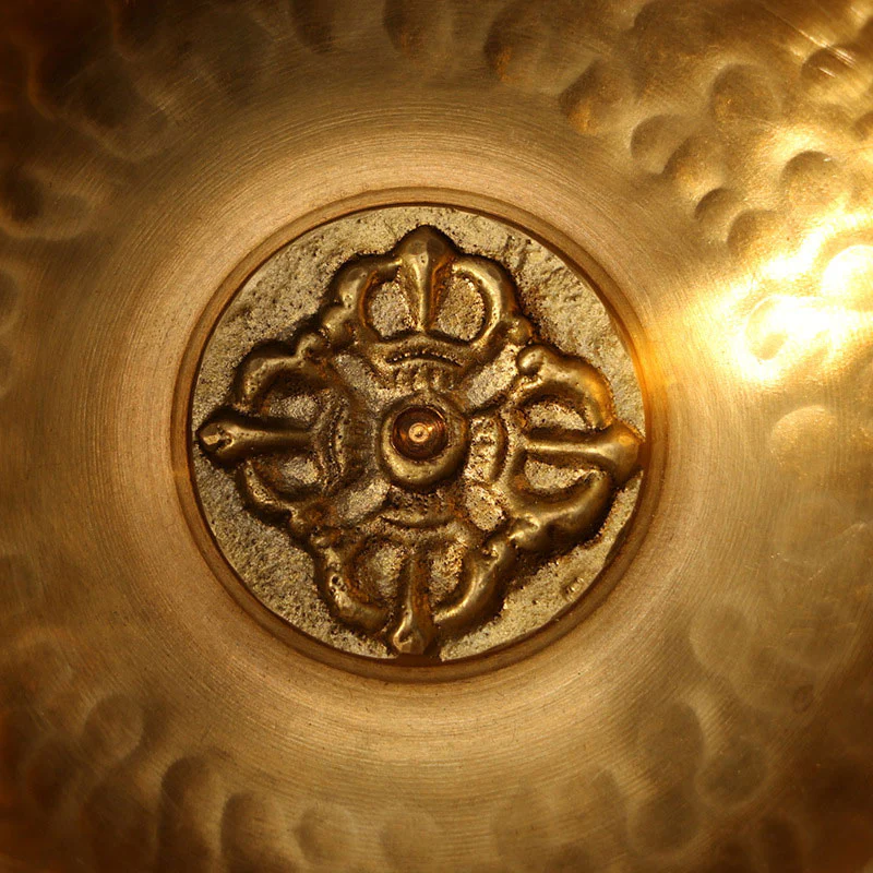 Buddha Stones Tibetan Sound Bowl Handcrafted for Relaxation and Mindfulness Meditation Singing Bowl Set