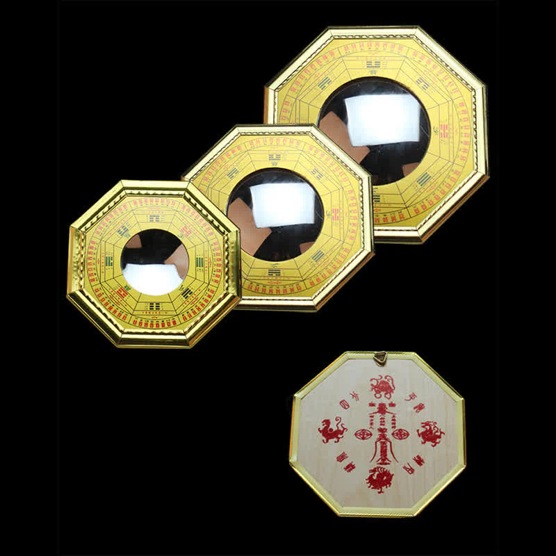 Buddha Stones Feng Shui Bagua Map Balance Harmony Living Room Energy Map Mirror