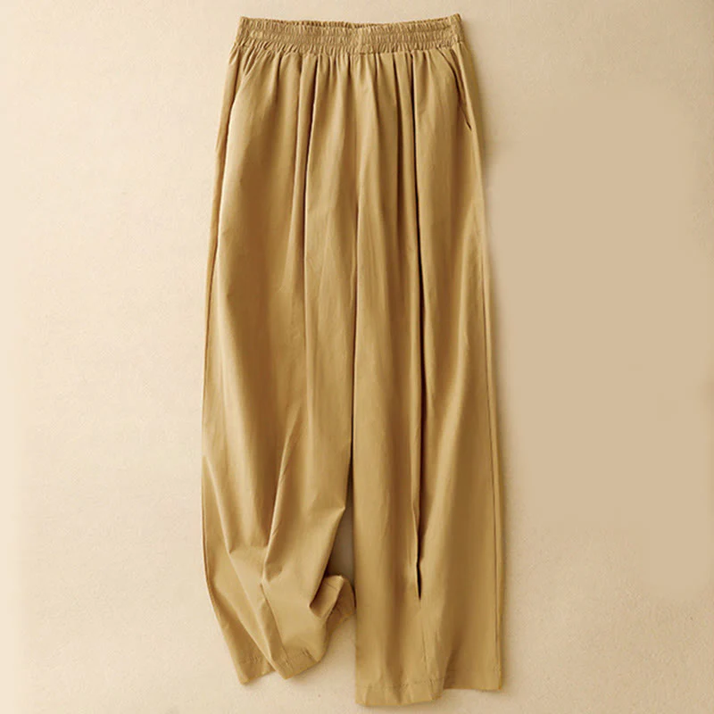 Buddha Stones 2pcs Women's Three-quarter Sleeve Shirt Harem Pants Meditation Clothing Set