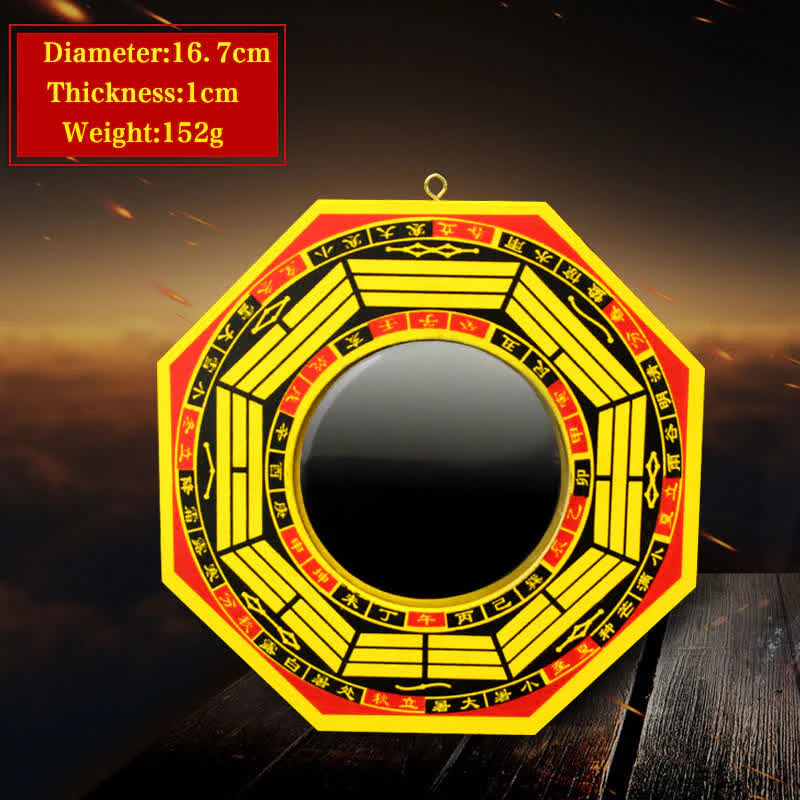 Buddha Stones Feng Shui Bagua Map Balance Living Room Energy Map Mirror