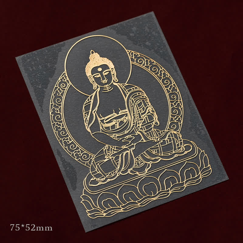 Buddha Stones 12 Chinese Zodiac Blessing Wealth Fortune Phone Sticker