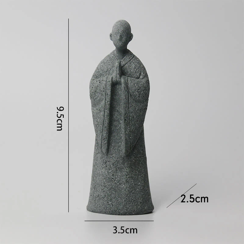 Buddha Stones Meditation Buddha Monk Serenity Home Decoration