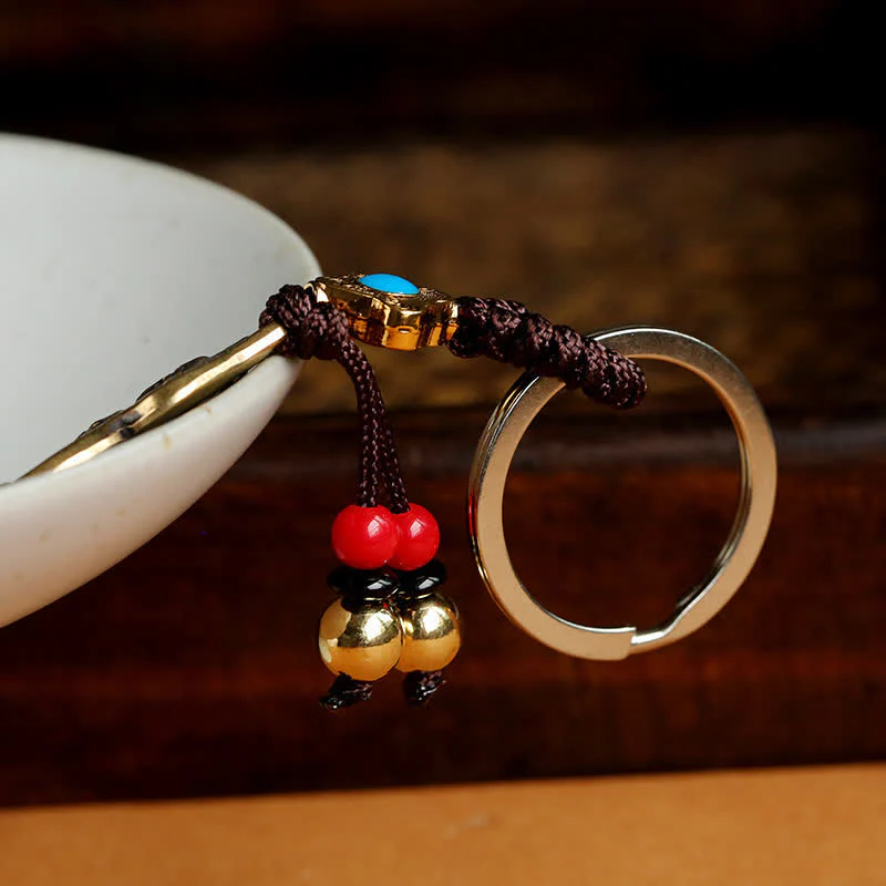 Buddha Stones  Mahasthamaprapta Bodhisattva Buddha Blessing Keychain