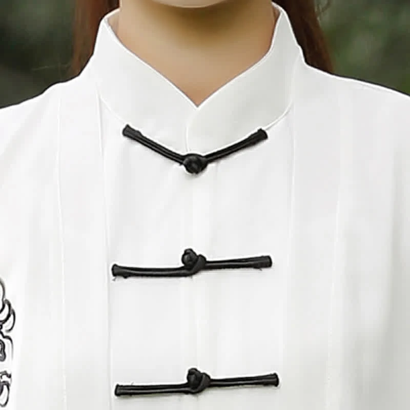 Buddha Stones Auspicious Clouds Gradient Meditation Prayer Spiritual Zen Tai Chi Qigong Practice Women's Clothing Set