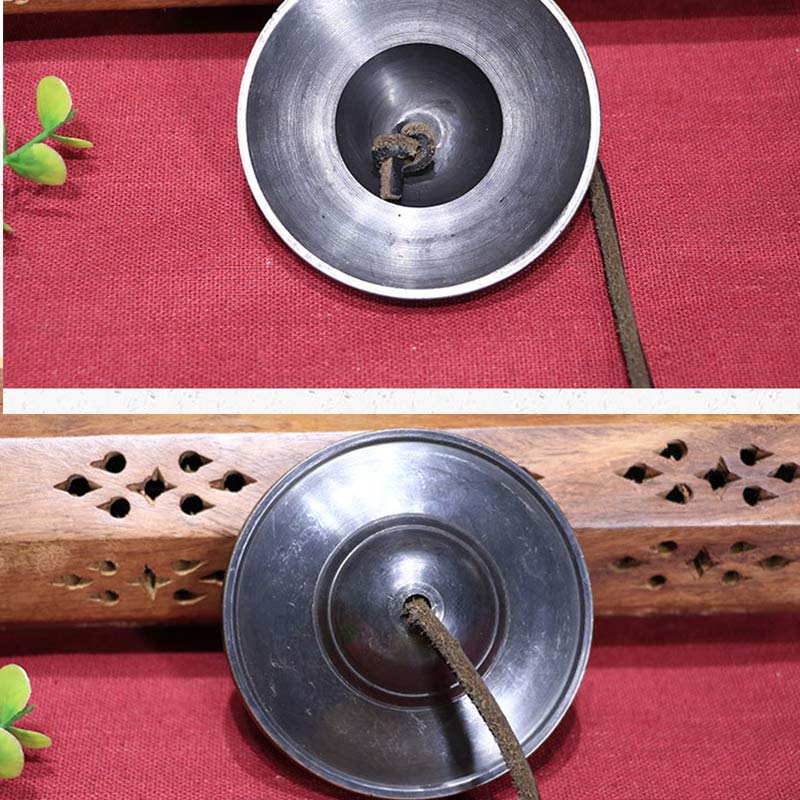 Buddha Stones Tibetan Tingsha Bell Copper Luck Decoration With Bag