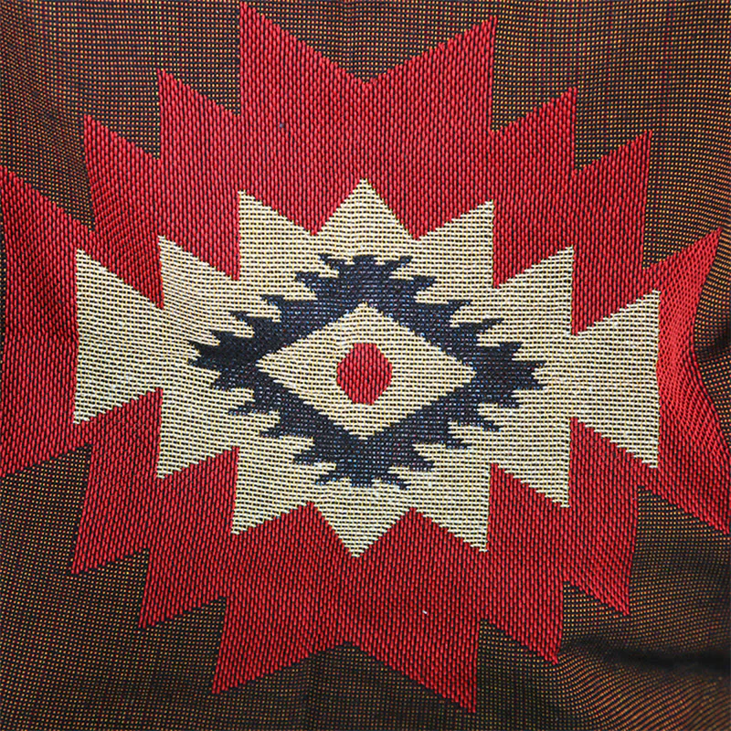 Buddha Stones Tibetan Geometric Hand-Dyed Craftsman Blanket