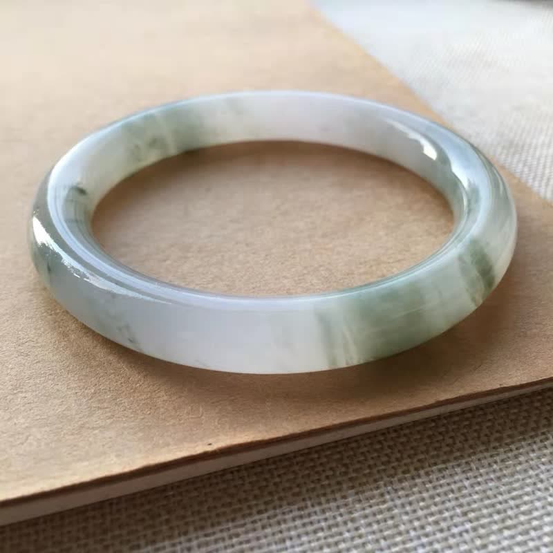 Buddha Stones Jade Abundance Luck Blessing Bracelet Bangle