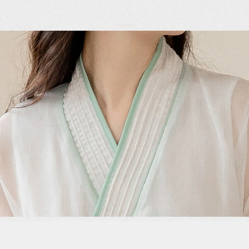 Buddha Stones Retro Prayer Zen Spiritual Meditation Practice Chiffon Clothing Women's Set