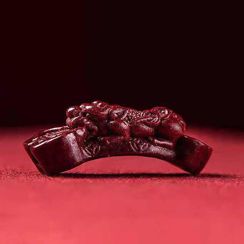 Buddha Stones Handcrafted PiXiu Cinnabar Wealth Luck Braided Bracelet