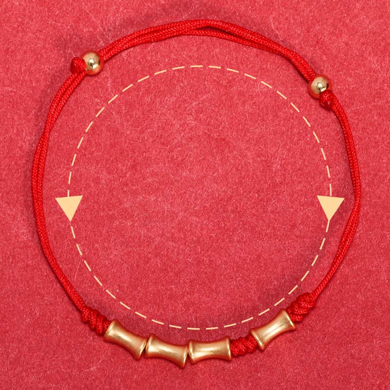 Buddha Stones 925 Sterling Silver Bamboo Design Protection Luck Braided Bracelet