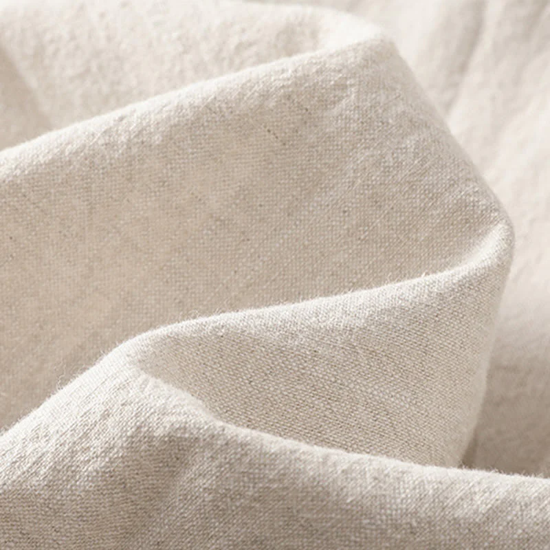 Buddha Stones Casual Embroidery Women's Cotton Linen 7-8 Length Harem Pants With Pockets