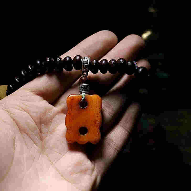 Buddha Stones Tibet 108 Mala Beads Purple Bodhi Seed Bagua Vajra Auspiciousness Bracelet