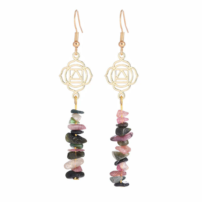 Healing Crystals Zen Cairn Confidence Earrings (Extra 30% Off | USE CODE: FS30)